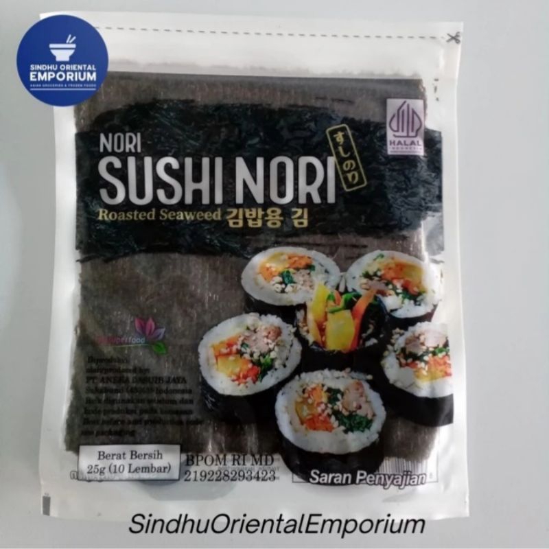 

Sushi Nori Gold 25gram 10 Lembar