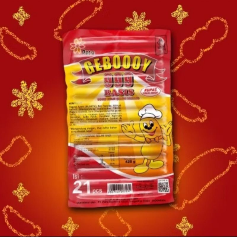 

Geboooy Sosis Merah Sosis Ayam 420gr