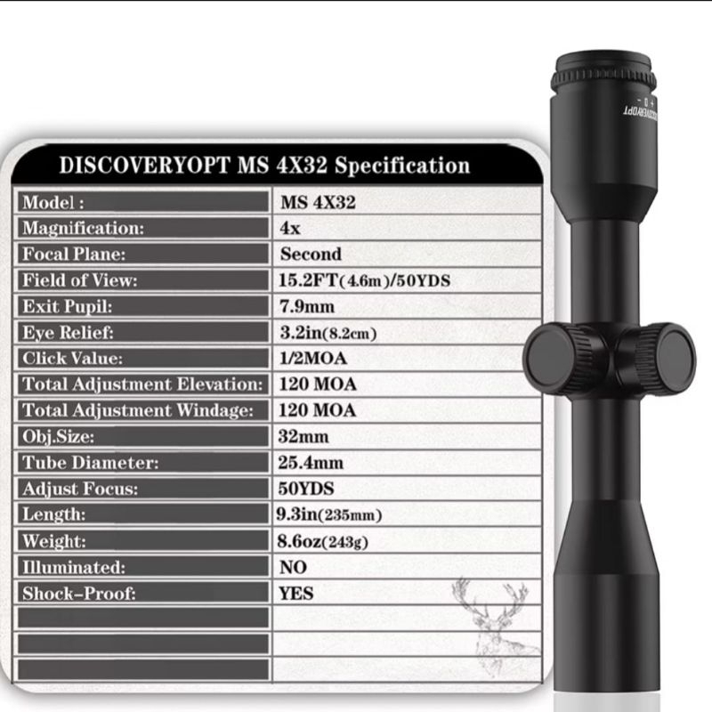 telescope DISCOVERY MS 4x32