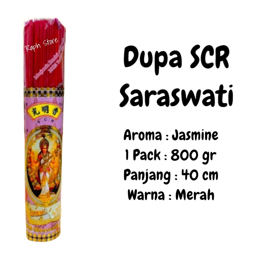 Dupa Smokey Saraswati Jasmine Hio SCR Deep Wet Oil Kemasan 800 Gr