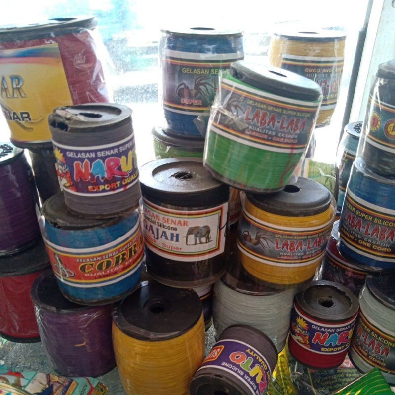 GELASAN SENAR LAYANGAN SUPER SILICON KUALITAS EKSPOR PANTHER / CROCODILE / GILLETTE / BLACK CAT