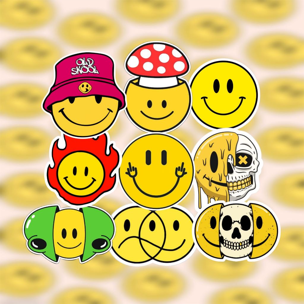 

Stiker YELLOW FACE Edition Waterproof | Stiker Laptop | Stiker HANDPHONE | Stiker Helm | Stiker Tumblr | Stiker Koper | Stiker Vinyl Doff Anti Air