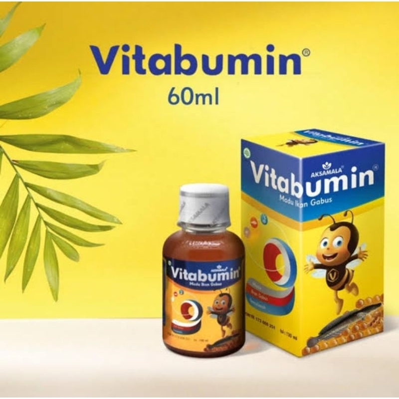 Madu Anak Vitabumin Ekstrak ikan gambus 60ml Temulawak Original