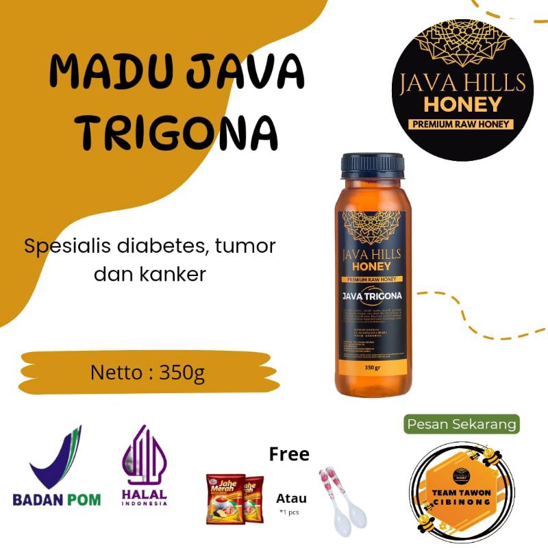 

MADU JAVA TRIGONA JAVA HILLS HONEY 100% ASLI