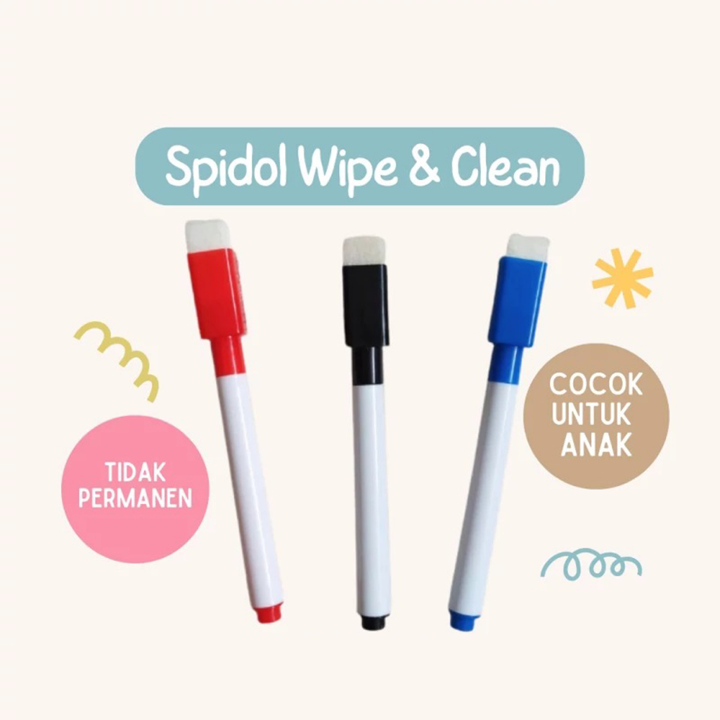 

Worksheet Spidol Wipe and Clean Bisa di hapus