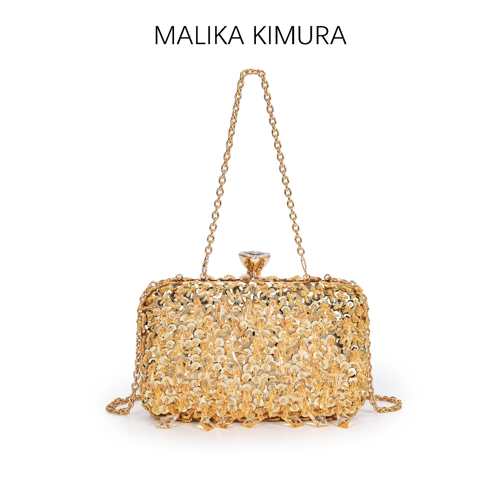 MALIKA KIMURA - Tas wanita rantai / Clutch party bag / Clutch wanita / Tas wanita import branded / T