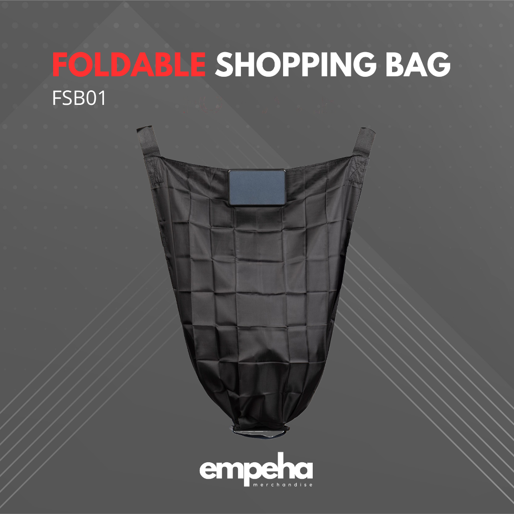 Foldable Shopping Bag | Tas Belanja Lipat | Custom Logo | Promosi Merchandise | FSB01