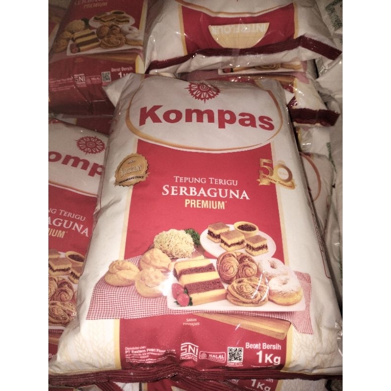 

KOMPAS Tepung Terigu Serbaguna Premium 1kg