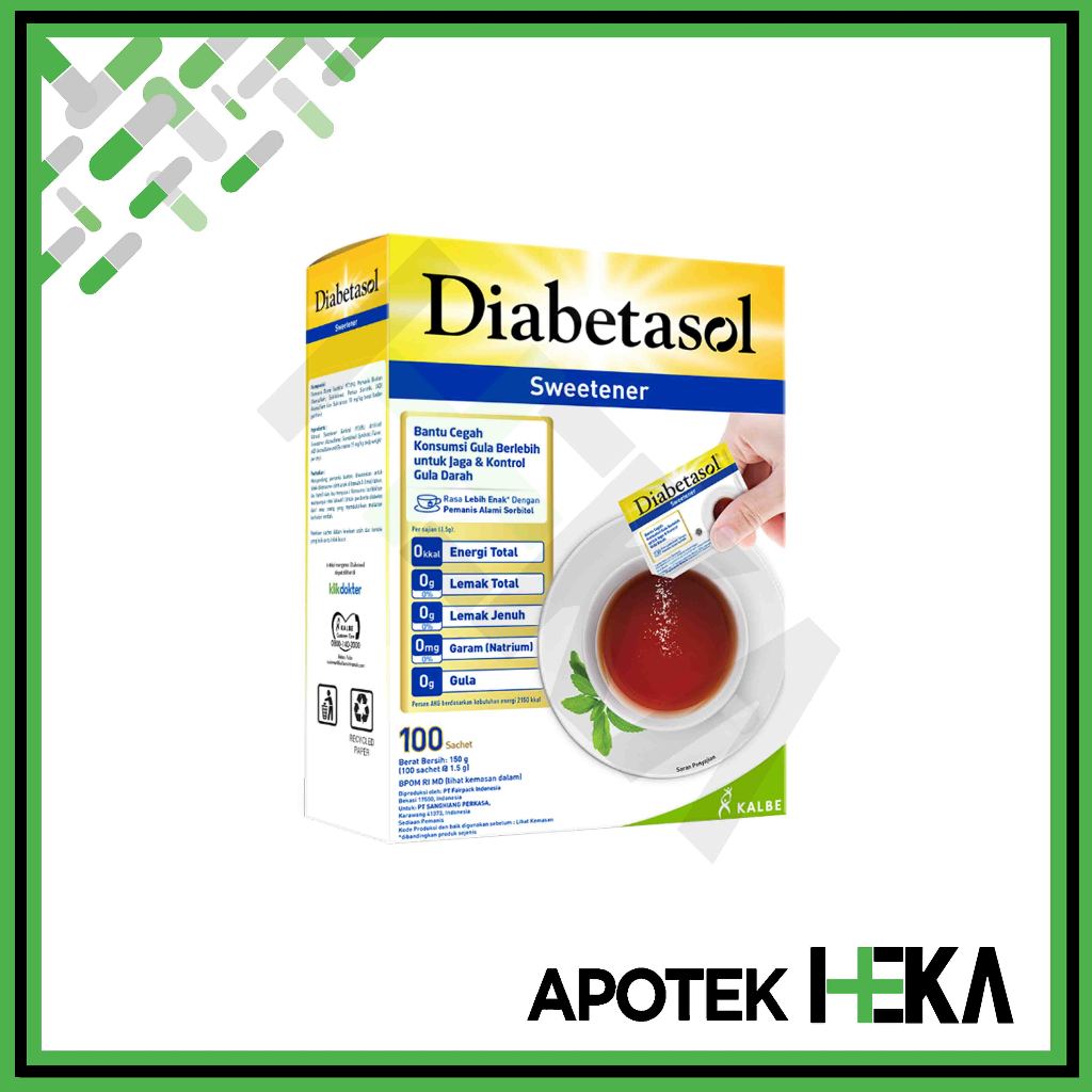 

Diabetasol Sweetener - Gula Pemanis Buatan [Depok]