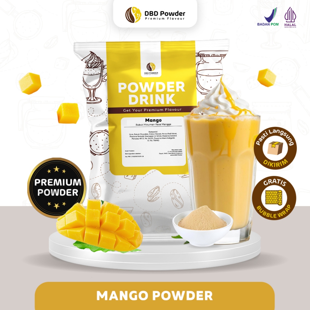 

Bubuk Minuman Mangga - Powder Mangga Milkshake