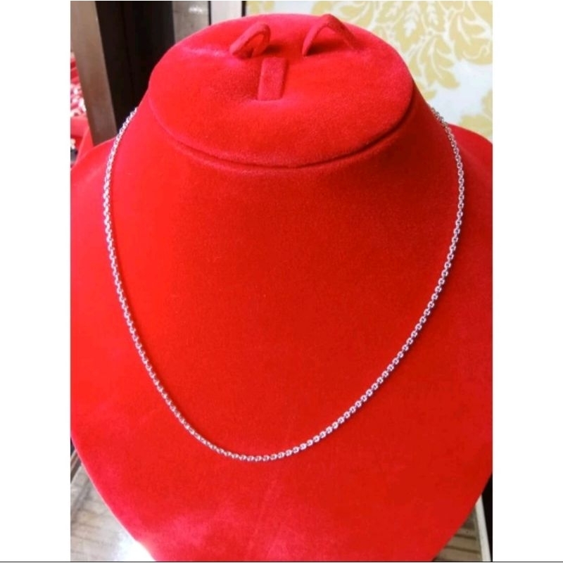 kalung perak rantai medan