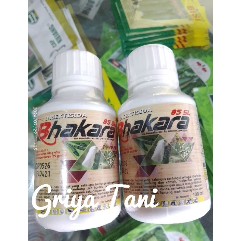 Insektisida BHAKARA 85 SL 100 ml/ Insektisida akarisida Sistemik dan Kontak/ Bhakara 85 SL Untuk Men