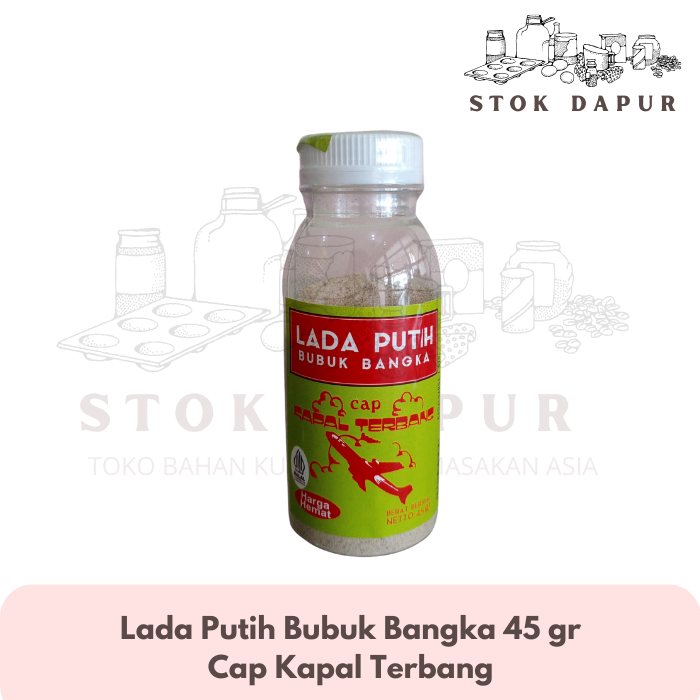 

Lada Bubuk Cap Kapal Terbang 45 gr