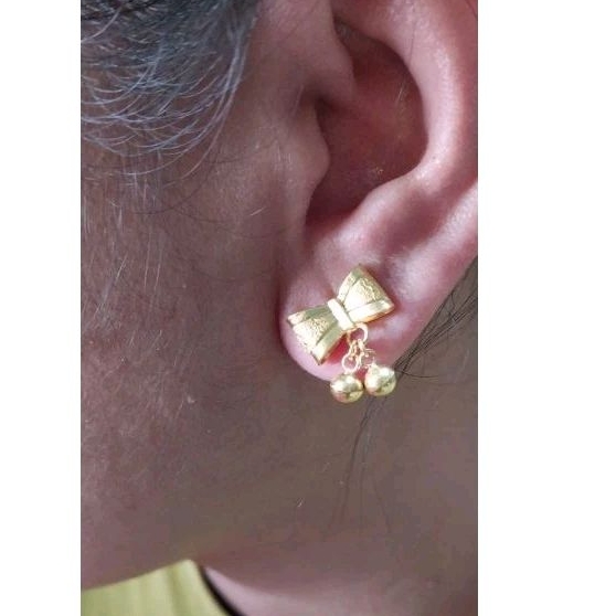 anting pita LM 24k emas 99,99% 5 gram