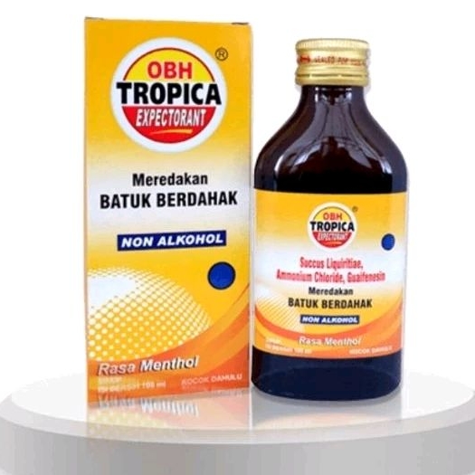 OBH TROPICA Expectorant Obat Batuk Berdahak Pengencer Dahak