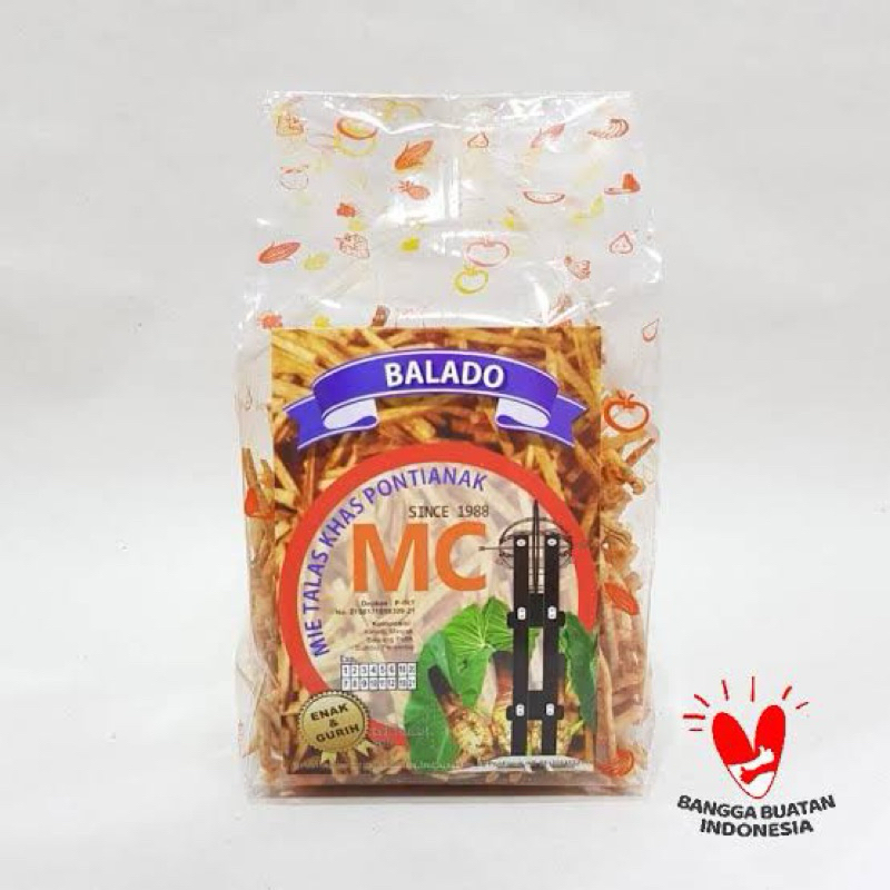 

Snack Mie Talas MC uk.kecil Cemilan Khas Pontianak