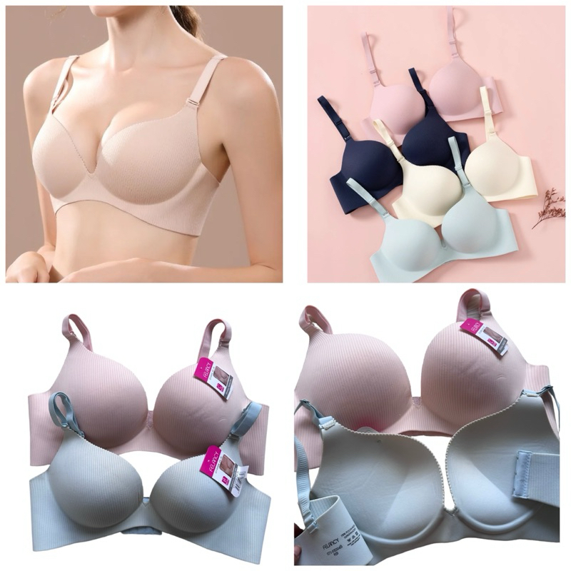 felancy bra beauty foam 071-03004B  tanpa kawat bra seamless 38B