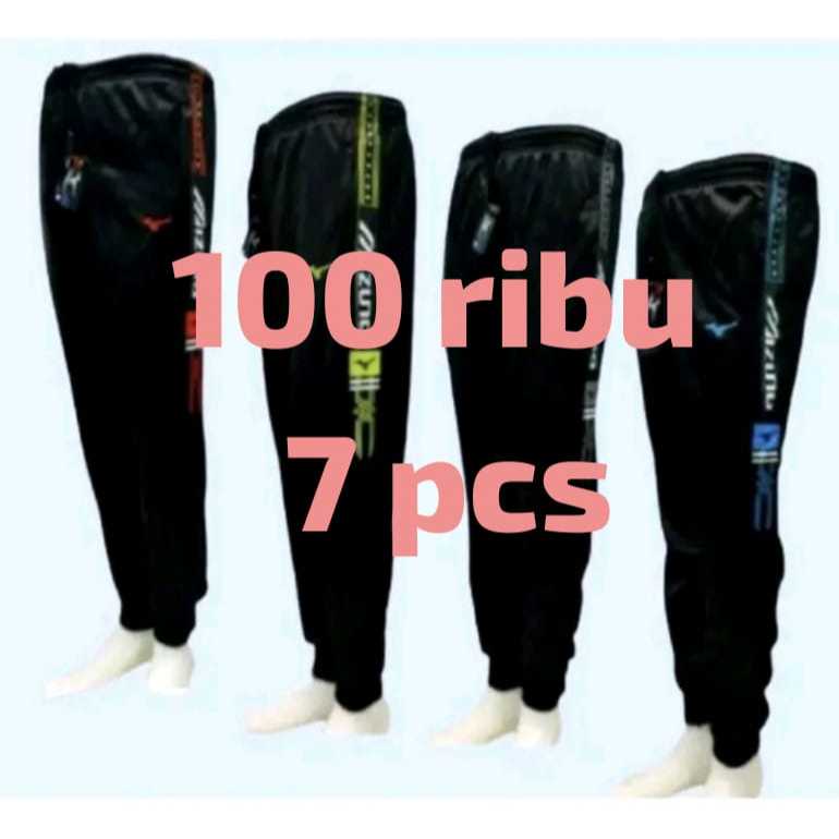 CELANA JOGGER PRIA OLARAGA MURAH 100RB DAPAT 7pcs