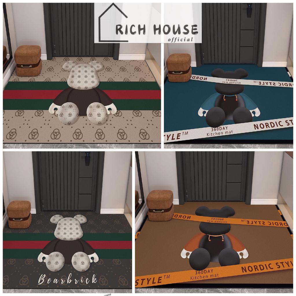 Keset Lantai Keset Kaki Kamar Tidur Karpet Lantai Ruang Tamu Anti Slip Anti Air Karpet Tebal Premium