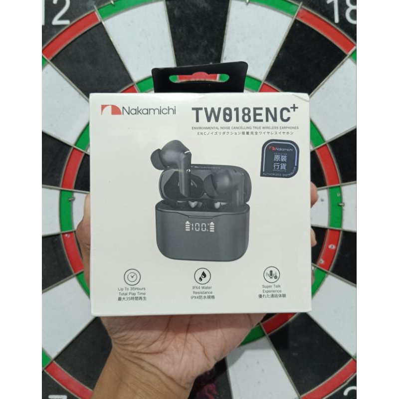 Nakamichi TW018ENC Plus ENC TWS True Wireless Stereo Earphone Bluetooth Earbuds Buds