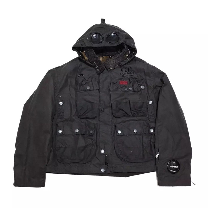 CP COMPANY x BARBOUR 500 MILLE OIL WAXED JACKET NOT STONE ISLAND