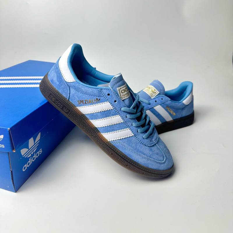 Sepatu Sneakers Casual Pria dan Wanita Ad*das Spezial Ice Blue 100% BNIB