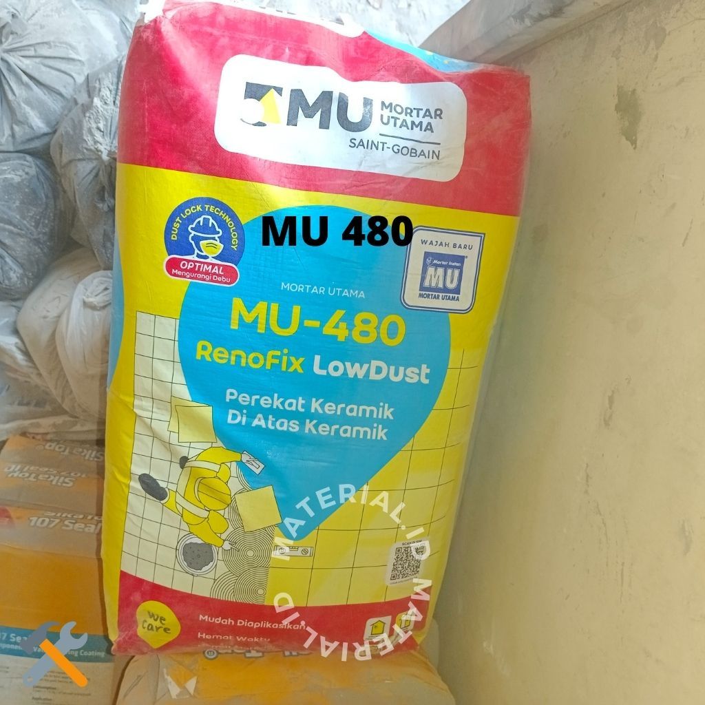 MU 480 Perekat Keramik di atas Keramik RENOFIX 25 kg Semen Lem