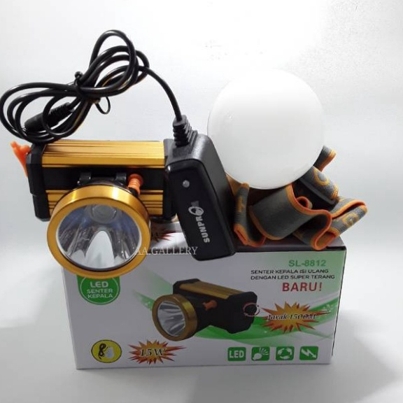 KODE E2X Sunpro senter kepala lampu sl 88  521  sl 822  sl 99  sl 8821  881  789  8817  888 sl 8827 