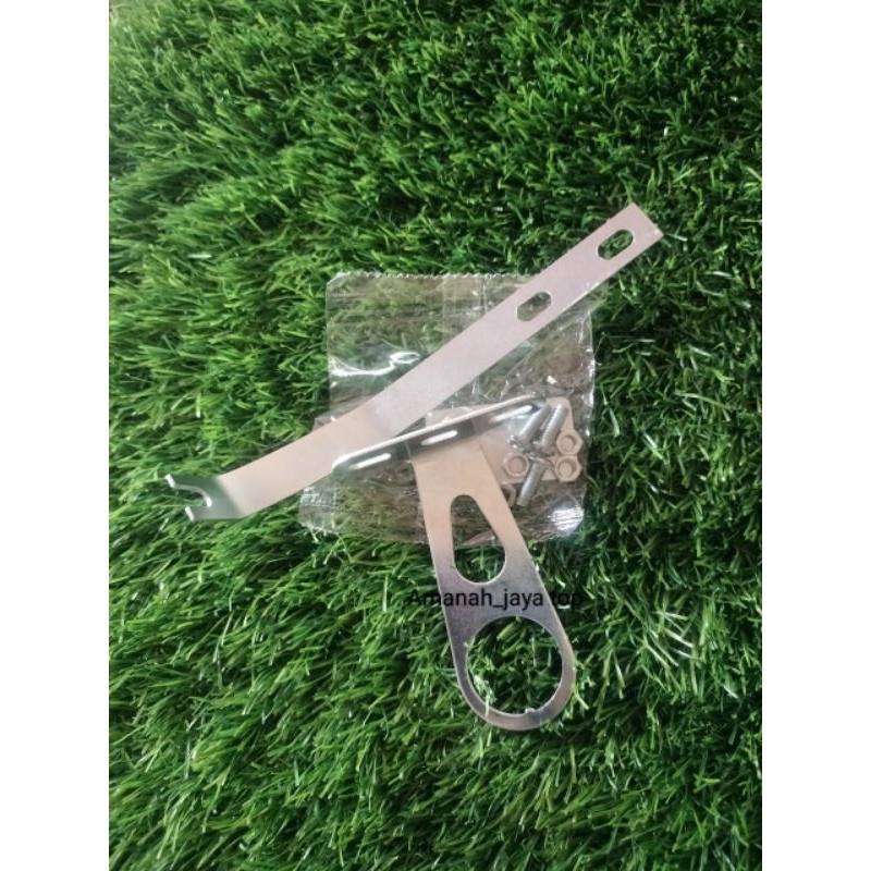 Tiang penyangga+baut/ klem keranjang sepeda