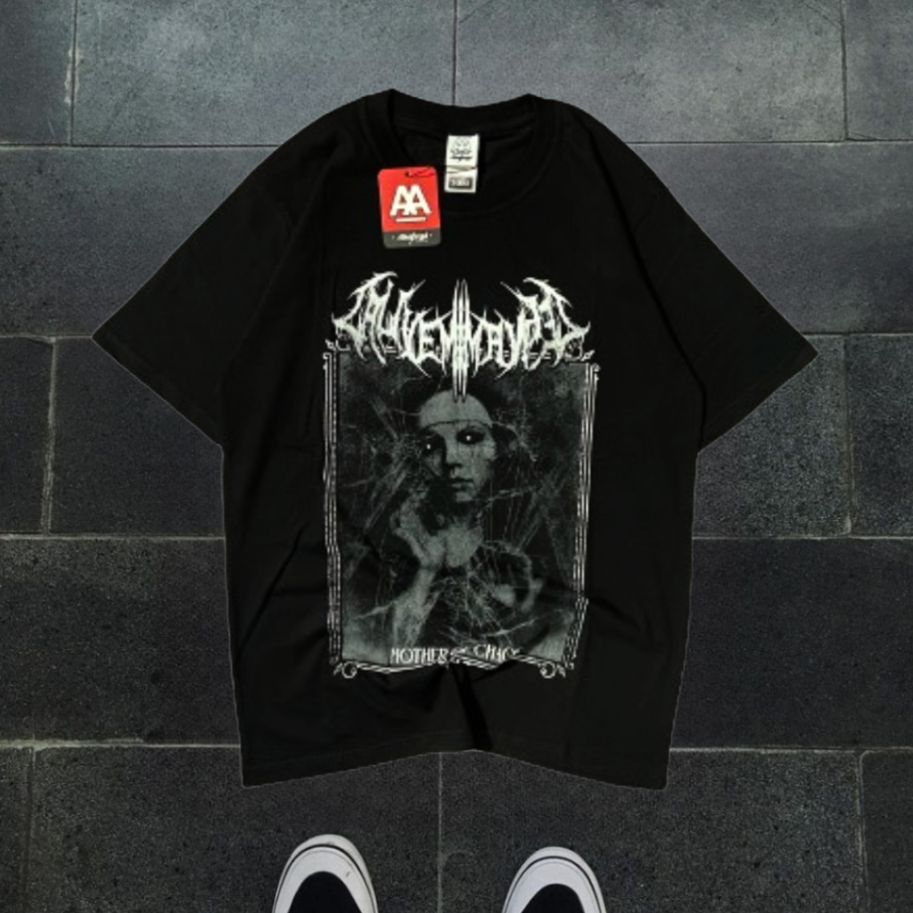 KAOS DISTRO PRIA LENGAN PENDEK BAJU METAL HITAM KATUN COMBED TSHIRT COWOK ORIGINAL TERBARU METALLICA