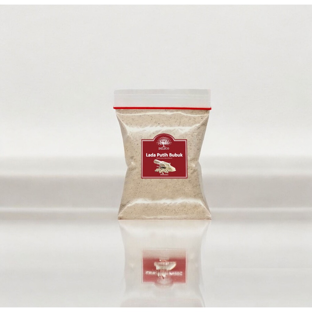 

Lada Putih Bubuk 50 Gram DELICO SPICE Premium White Pepper Powder