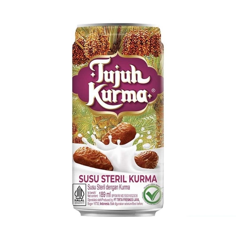 

TUJUH KURMA 189 ML SUSU SETERIL DENGAN KURMA