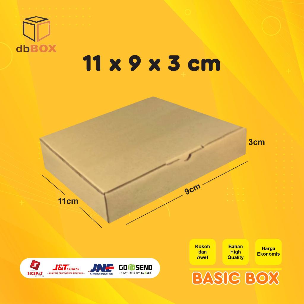 

Kardus 11x9x3 cm | Box Die Cut dan Easy Usage | Box Aksesories