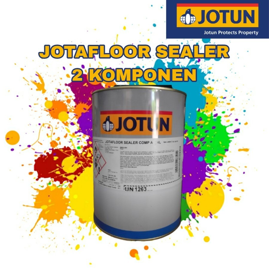 CAT DASAR LANTAI INDUSTRI 5 L / JOTUN JOTAFLOOR SEALER 5 LT 2 COMPONEN / CAT DASAR LANTAI 2 KOMPONEN