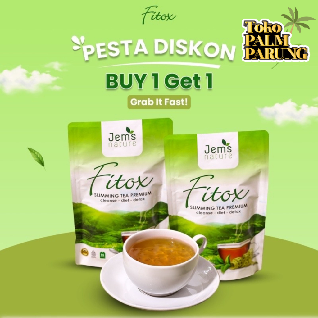 Fitox Slimming Tea Teh Pelangsing Premium Asli Herbal Alami