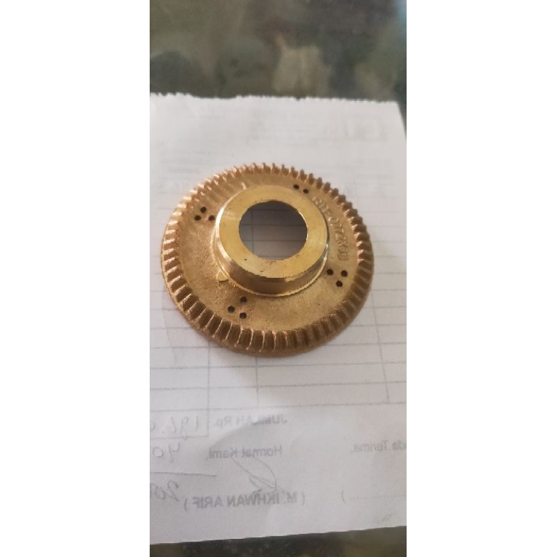 BURNER KOMPOR GAS RINAI KUNINGAN / SUMBU API KOMPOR GAS RINNAI