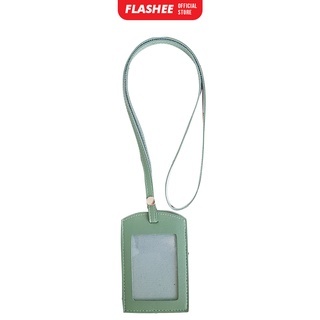 

ID Card Tag Kancing Sage Green Name Tag Kancing ID Holder Card Kancing Kulit Lanyard Kancing Termurah PU Leather Lanyard NameTag ID