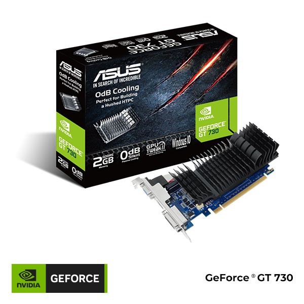 VGA Card ASUS GeForce GT 730 Silent 2GB GDDR5