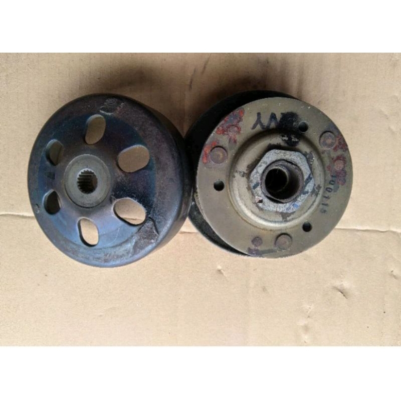 pully kampas ganda motor Honda beat karbu , spacy karbu original copotan