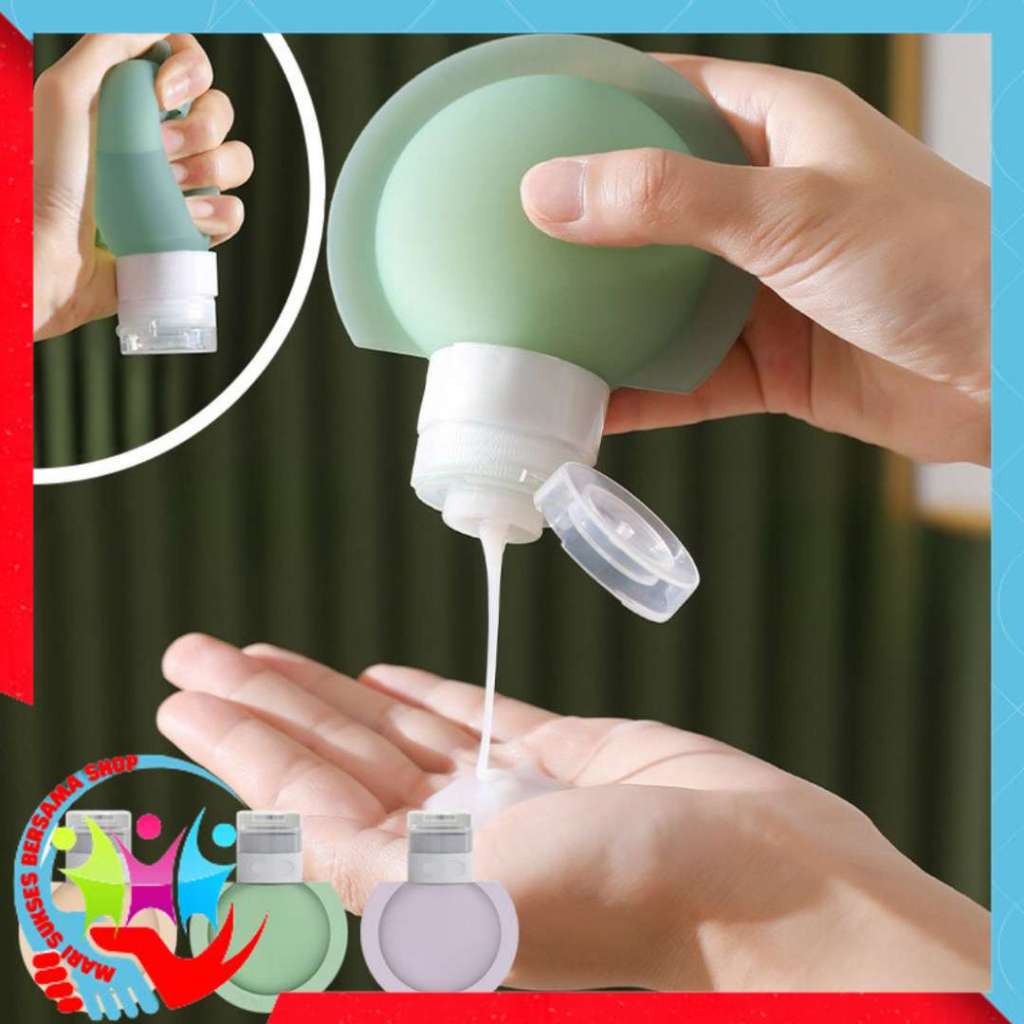 MSBS Refil Botol Sabun Shampoo Mandi / Botol Sabun Lotion Travel Traveling Soft Silikon / Botol  Mak