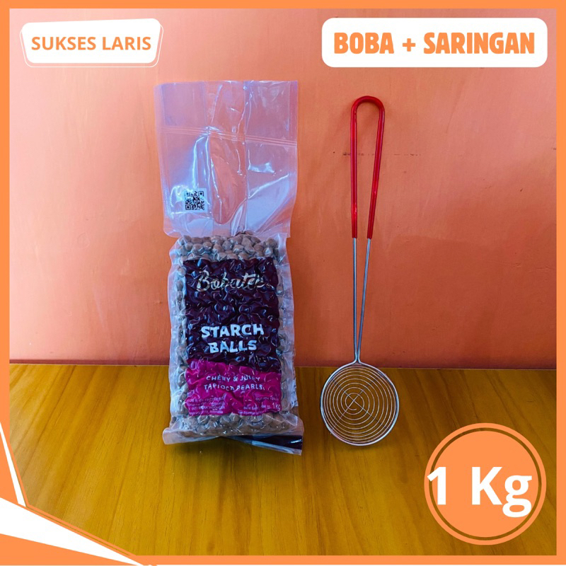 

BOBA + SARINGAN BOBA | BOBATEE 1 KG | STARCH BALLS