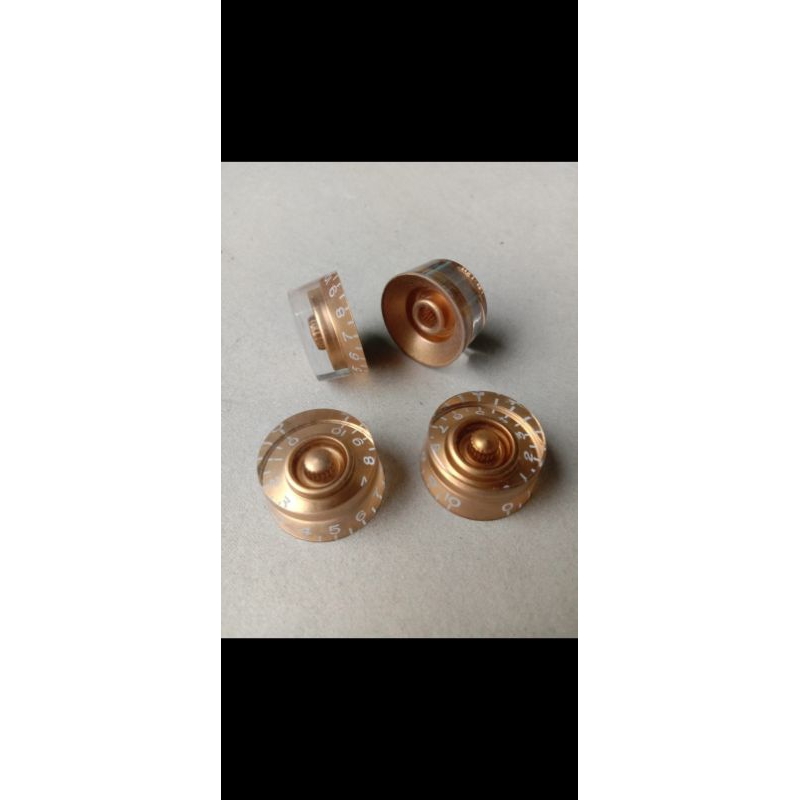 Speed Knob Gitar Les Paul Gold (1pcs)
