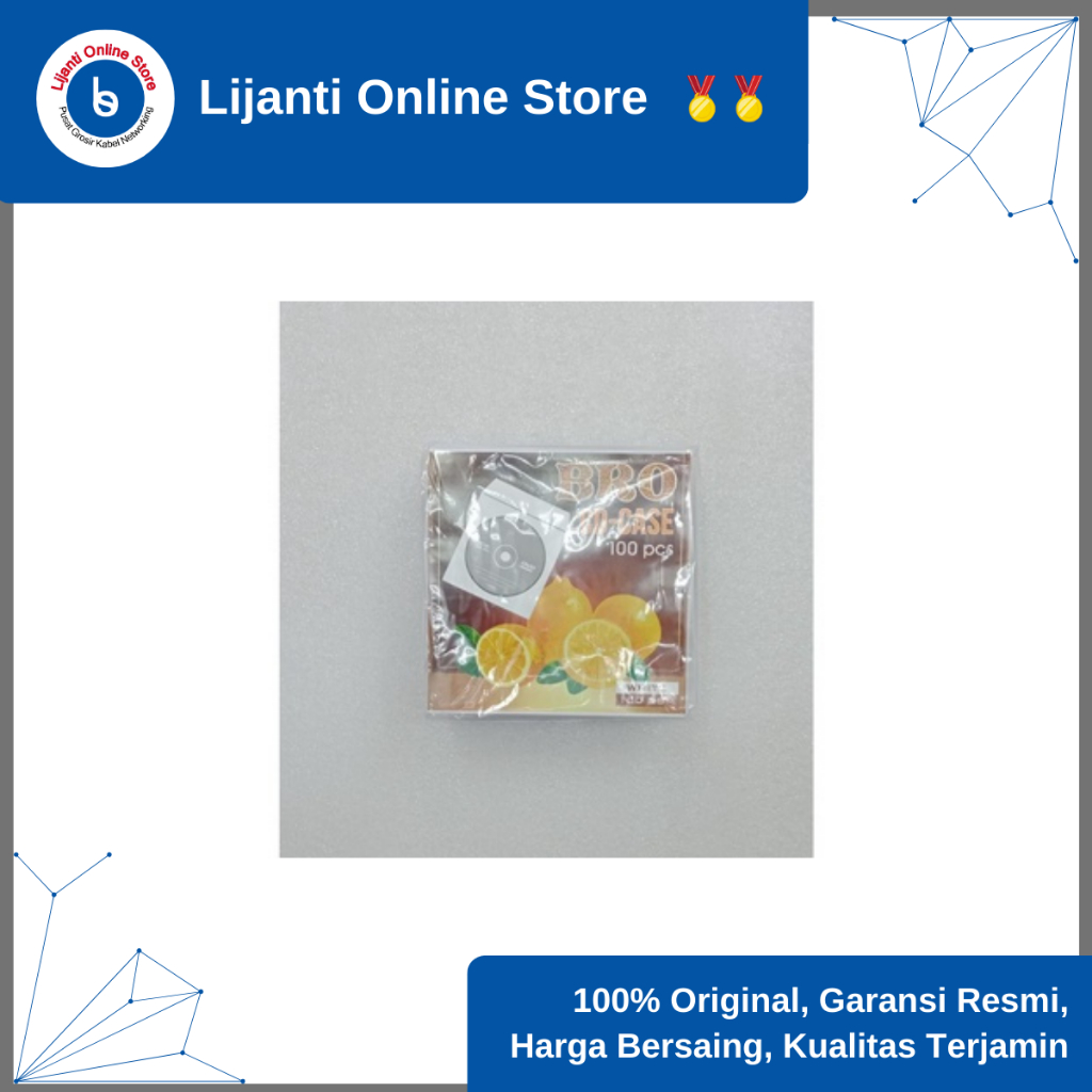 

AMPLOP CD BRO ISI 100 PCS