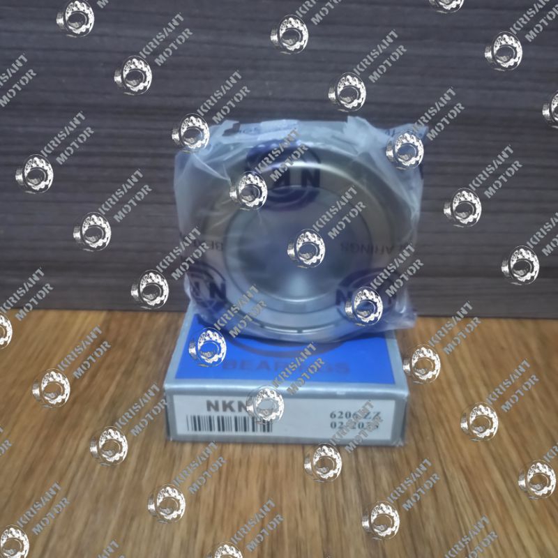 BEARING 6206ZZ NKN - BALL BEARING 6206 TUTUP BESI