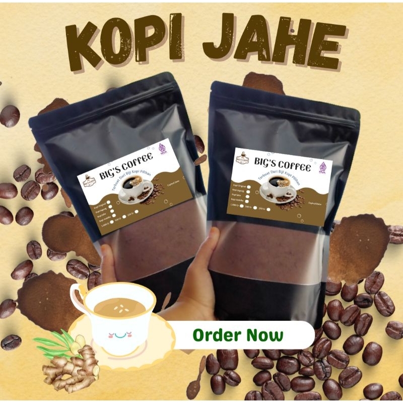 

Kopi Bubuk Jahe Merah Premium Berat 500 Gram