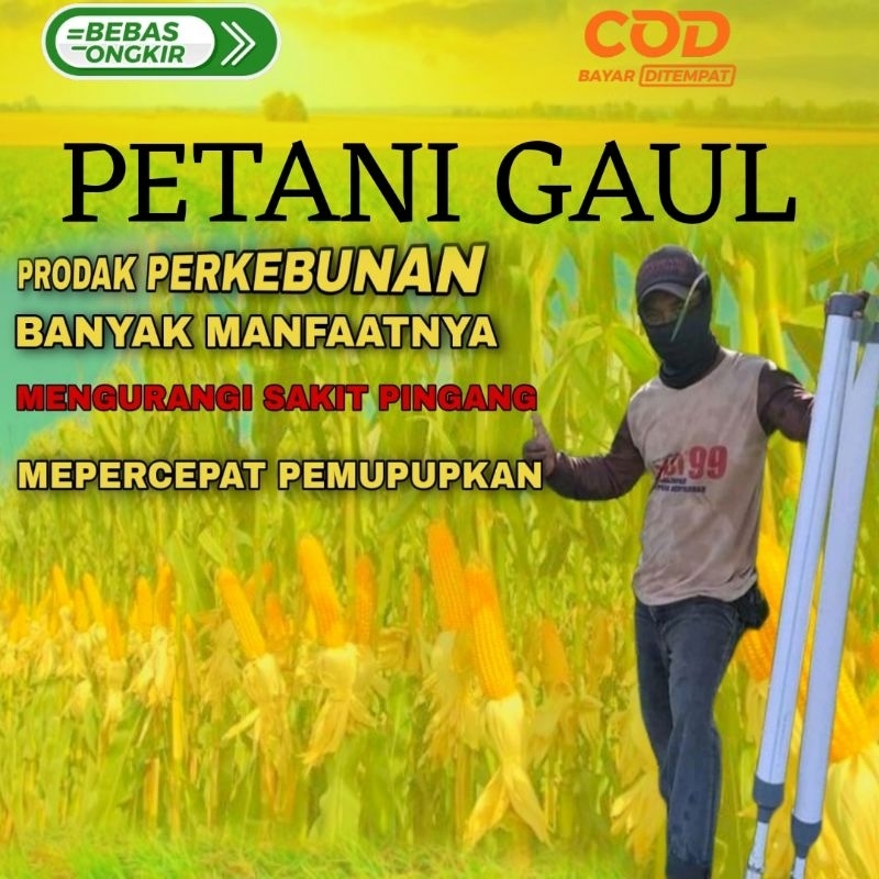 Alat Pupuk Jagung, Alat Penabur Pupuk Full Set