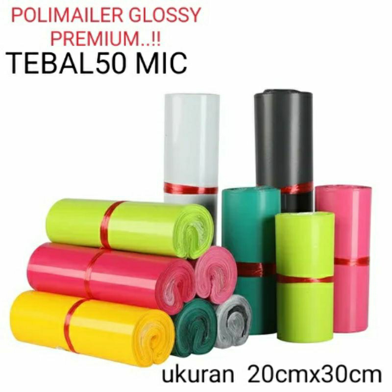 

Pekanbaru_import ,Plastik packing polimailer premium ukuran 20cmx30cm