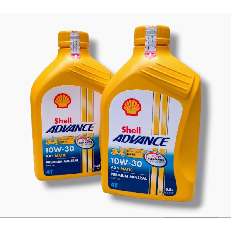 OLI SHELL ADVANCE AX5 MATIC 10W-30 oli motor matic shell advance original