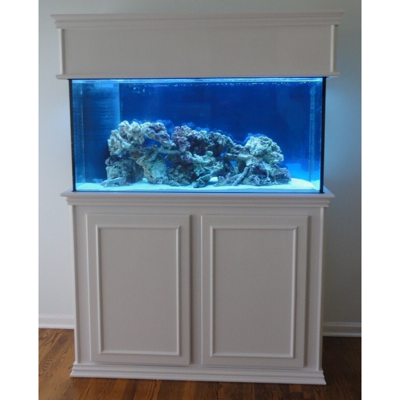 Bufet cabinet aquarium ikan arwana bahan kayu jati asli jepara