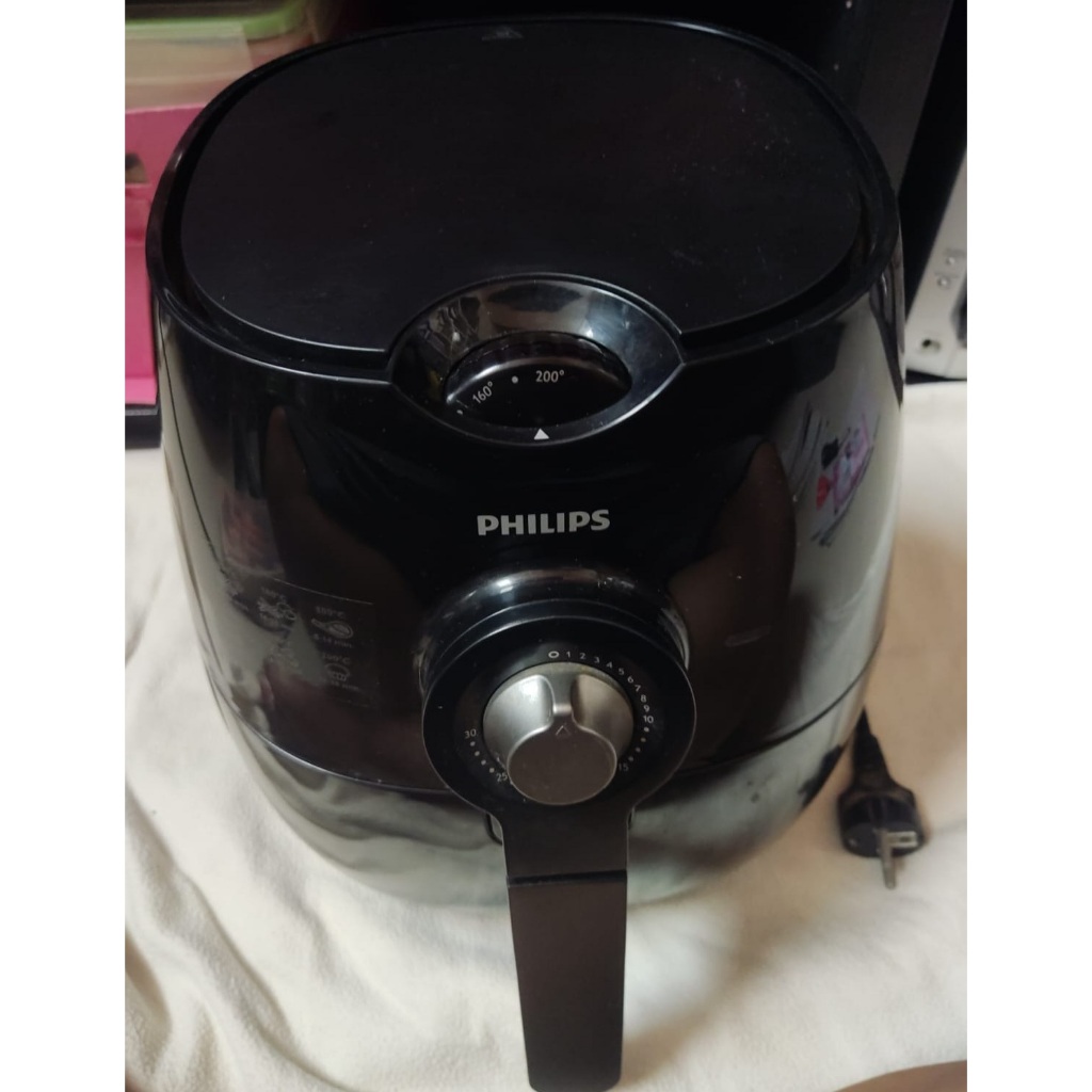 Philips Air Fryer HD9220 Alat Penggorengan Sehat tanpa Minyak Hitam